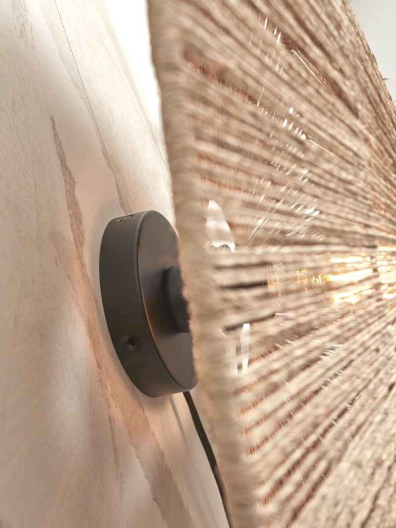 Wandlamp naturel riet bohemien GOOD&MOJO Iguazu - Afbeelding 3