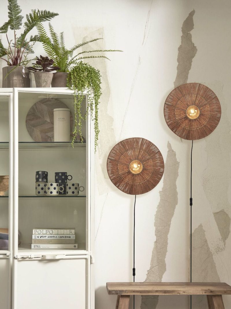 Wandlamp naturel riet bohemien GOOD&MOJO Iguazu - Afbeelding 5