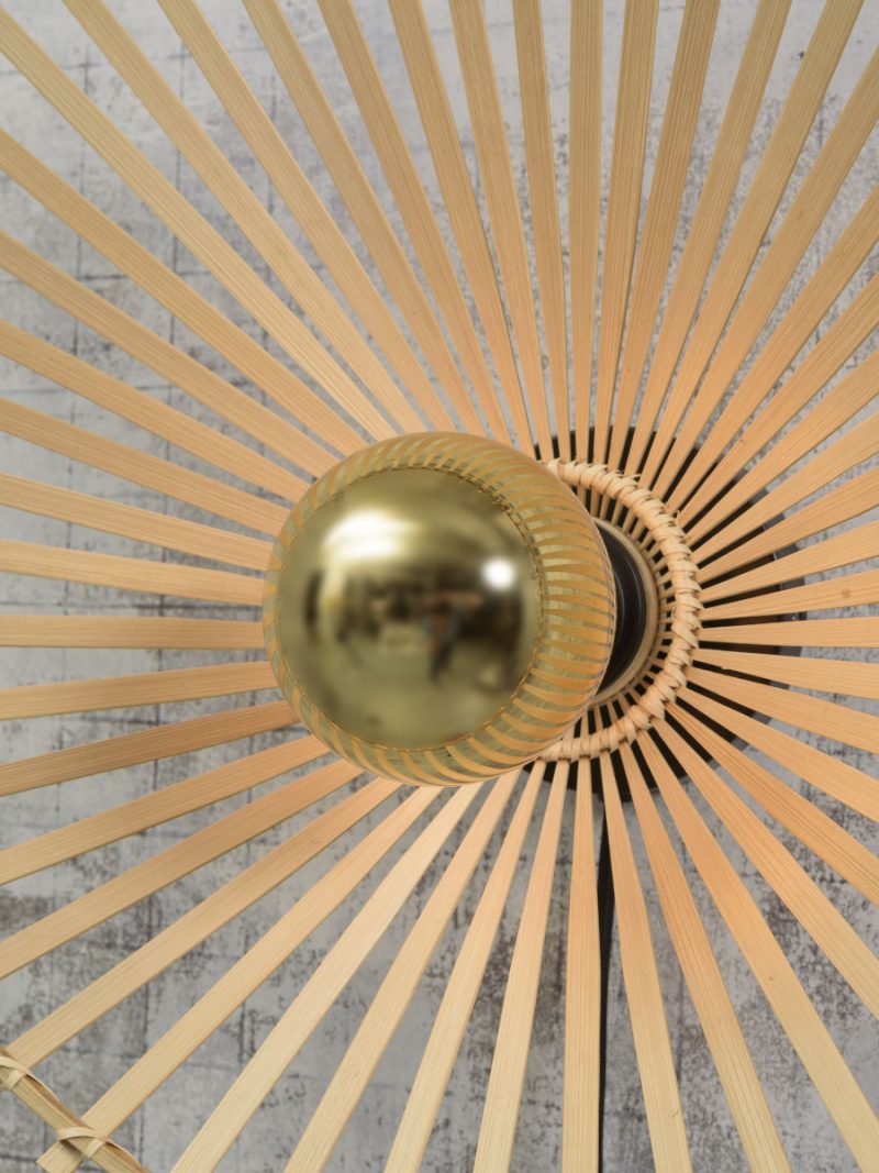 Wandlamp rond naturel-bamboe bohemian GOOD&MOJO Bromo - Afbeelding 8