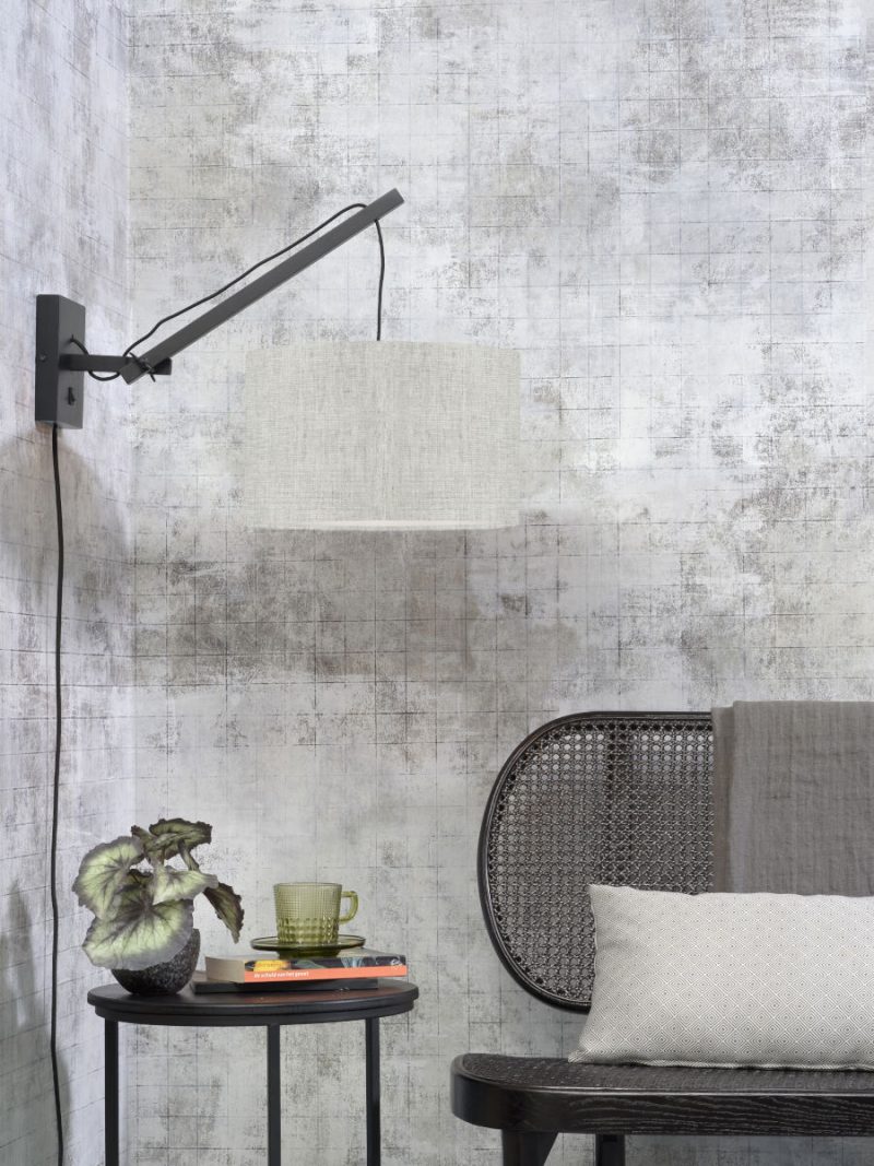 Witgrijze wandlamp enkelgewricht GOOD&MOJO Andes - Afbeelding 5