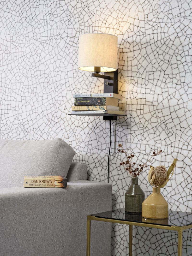 Witgrijze wandlamp plateau It's About RoMi Florence - Afbeelding 5