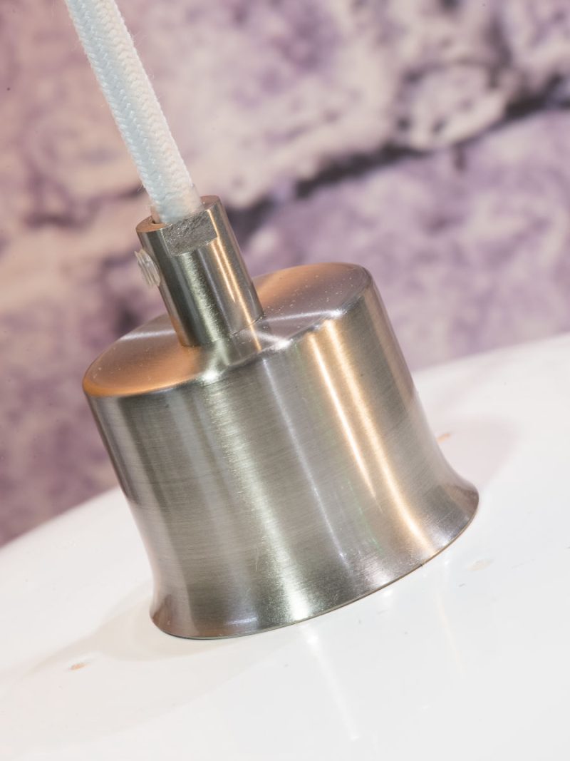 Witte hanglamp plat metaal/bamboe GOOD&MOJO Mekong - Afbeelding 4