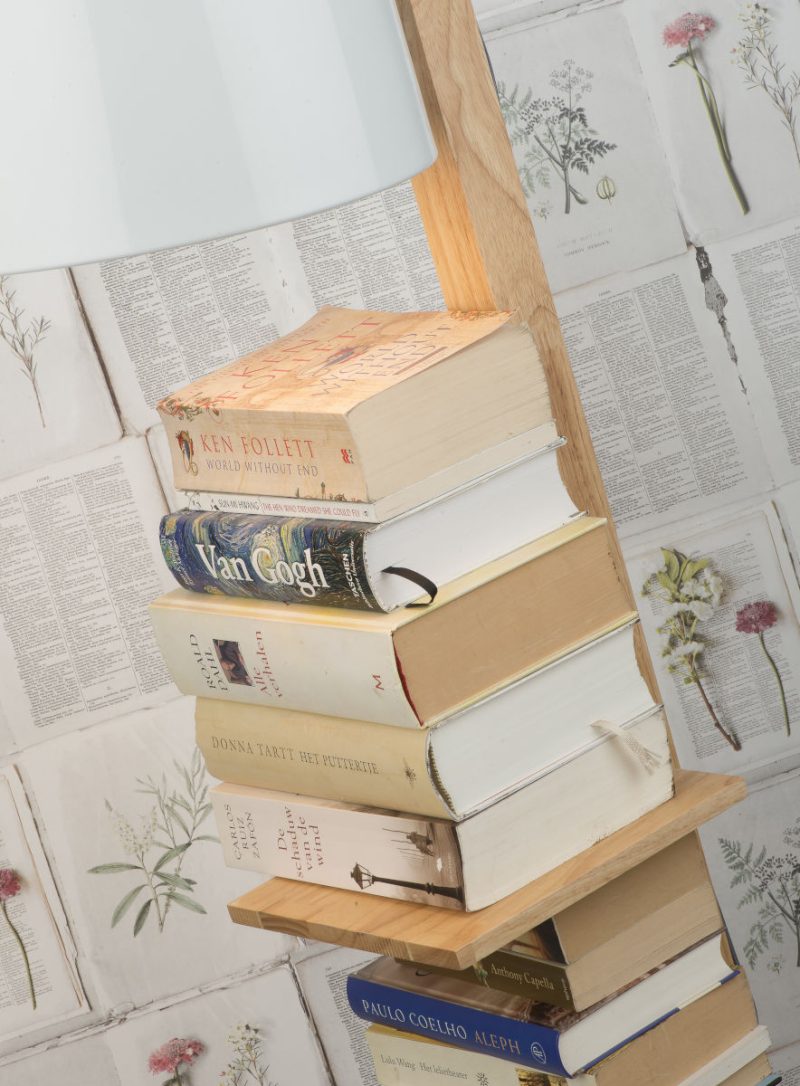 Witte houten retro vloerlamp It's About RoMi Cambridge - Afbeelding 7