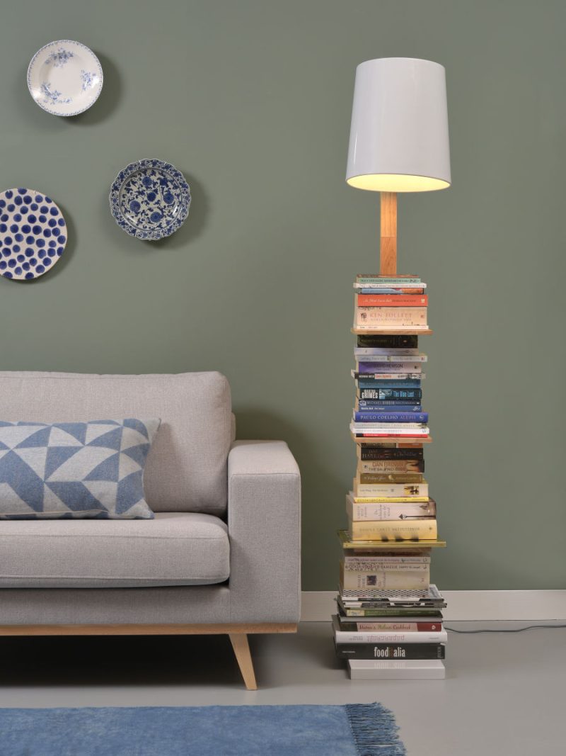 Witte houten retro vloerlamp It's About RoMi Cambridge - Afbeelding 9