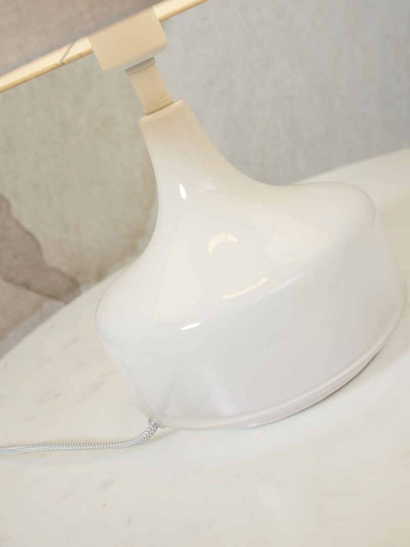 Witte metalen-katoenen Scandinavische tafellamp It's About RoMi Reykjavik - Afbeelding 4