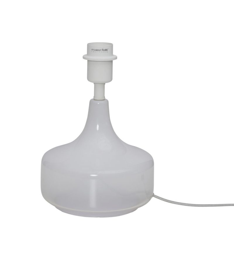 Witte metalen-katoenen Scandinavische tafellamp It's About RoMi Reykjavik - Afbeelding 8