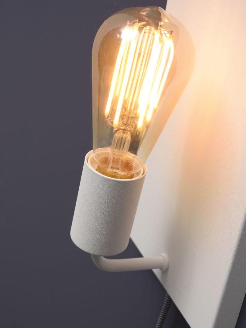 Witte minimalistische wandlamp rechthoekig It's About RoMi Madrid - Afbeelding 6