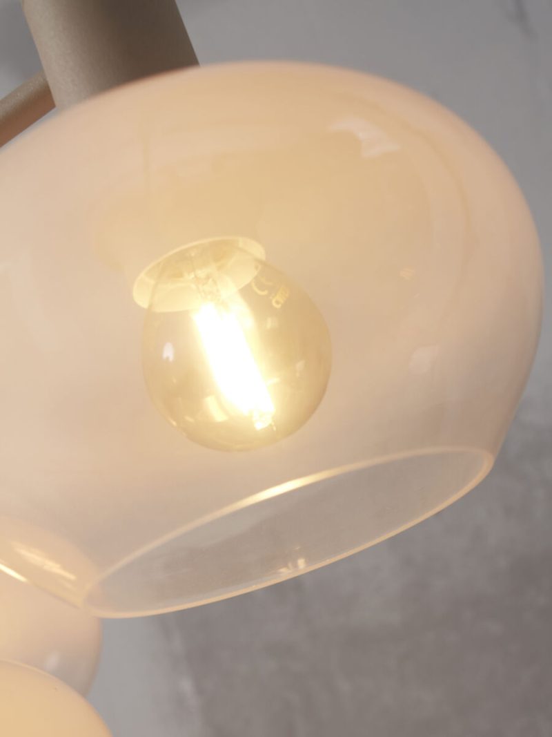 Witte moderne hanglamp metaal glas It's About RoMi Bologna - Afbeelding 3