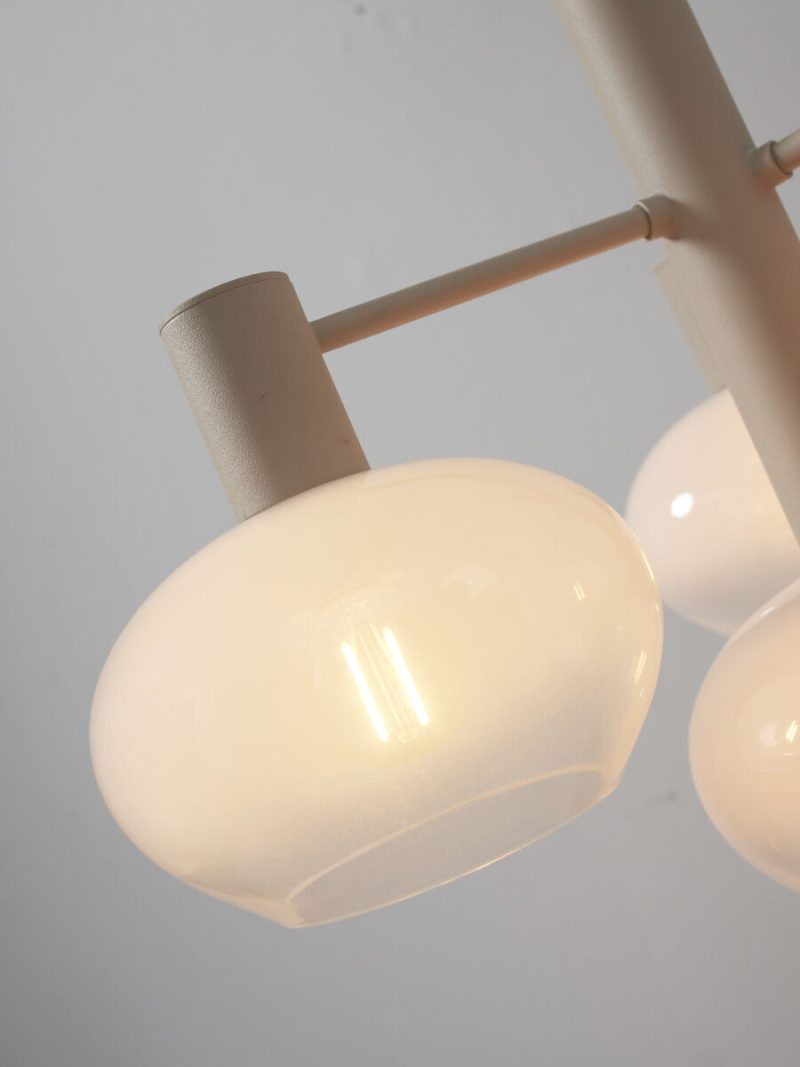 Witte moderne hanglamp metaal glas It's About RoMi Bologna - Afbeelding 4