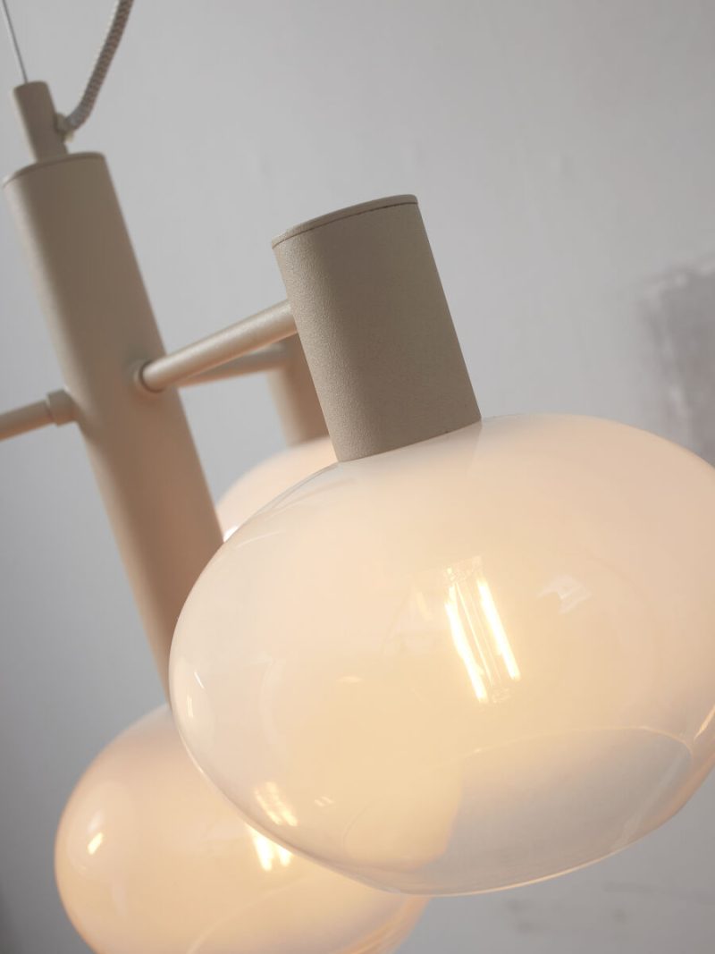 Witte moderne hanglamp metaal glas It's About RoMi Bologna - Afbeelding 6
