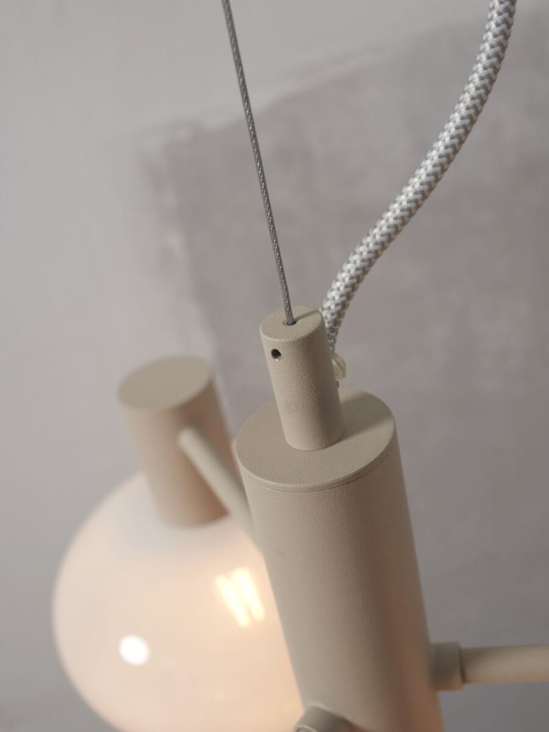 Witte moderne hanglamp metaal glas It's About RoMi Bologna - Afbeelding 7