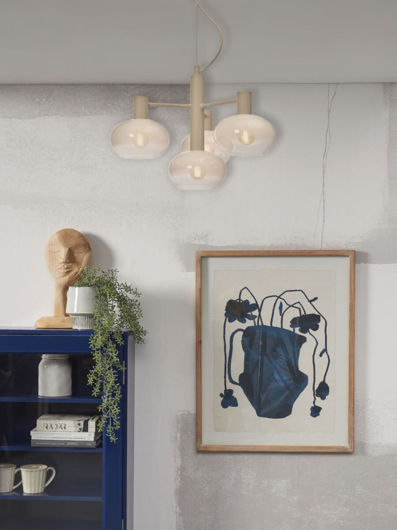 Witte moderne hanglamp metaal glas It's About RoMi Bologna - Afbeelding 9