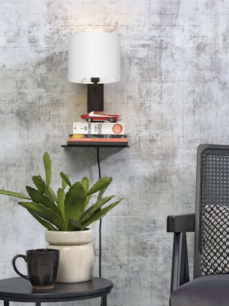 Witte plateau wandlamp GOOD&MOJO Andes - Afbeelding 5