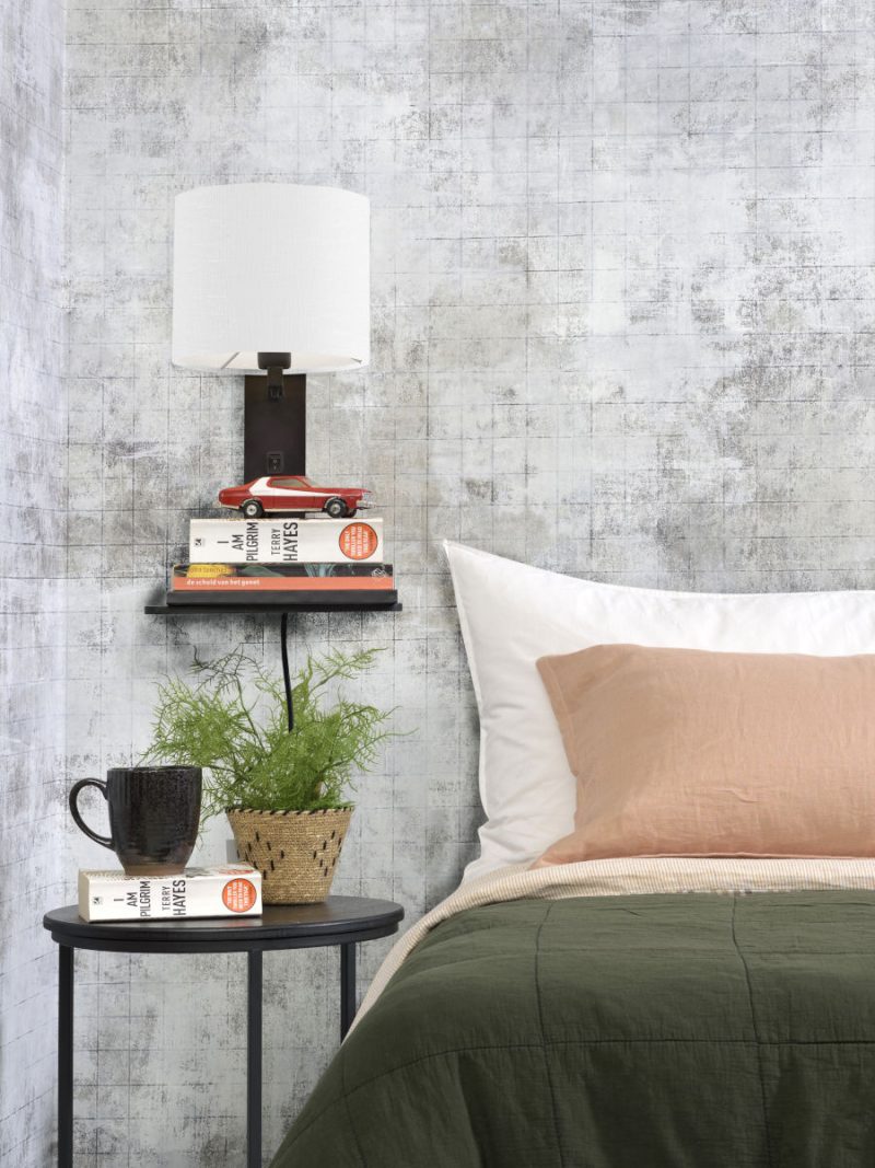 Witte plateau wandlamp GOOD&MOJO Andes - Afbeelding 7