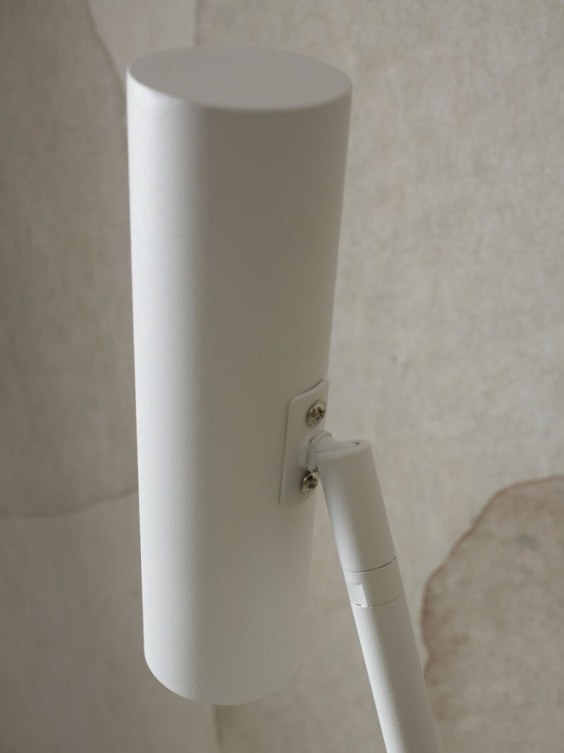 Witte retro metalen vloerlamp It's About RoMi Havana - Afbeelding 3
