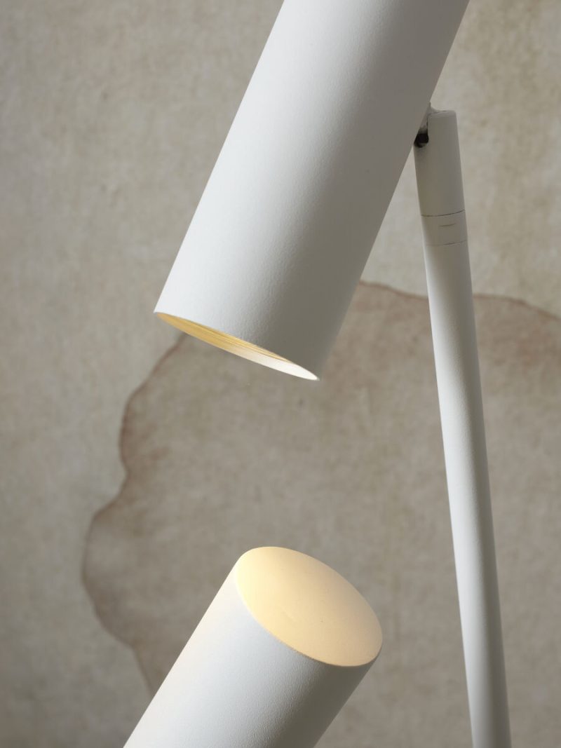 Witte retro metalen vloerlamp It's About RoMi Havana - Afbeelding 4