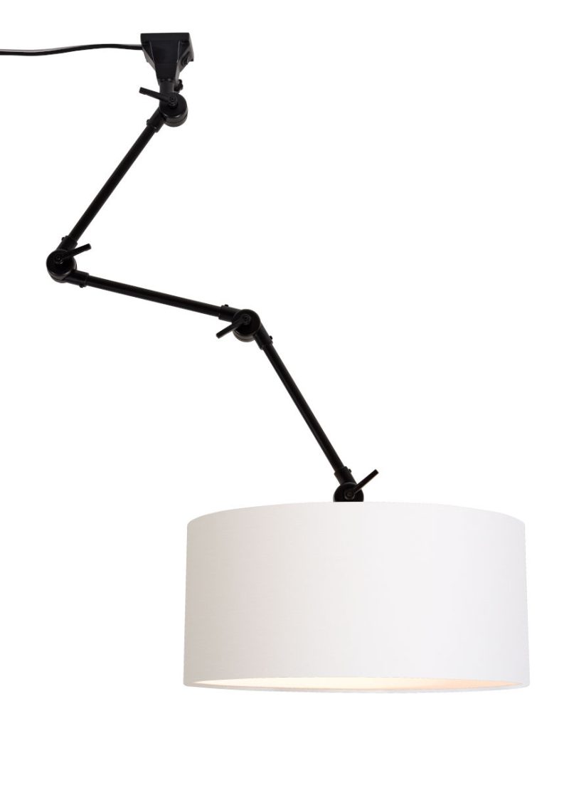 Witte retro metalen wandlamp It's About RoMi Amsterdam - Afbeelding 8