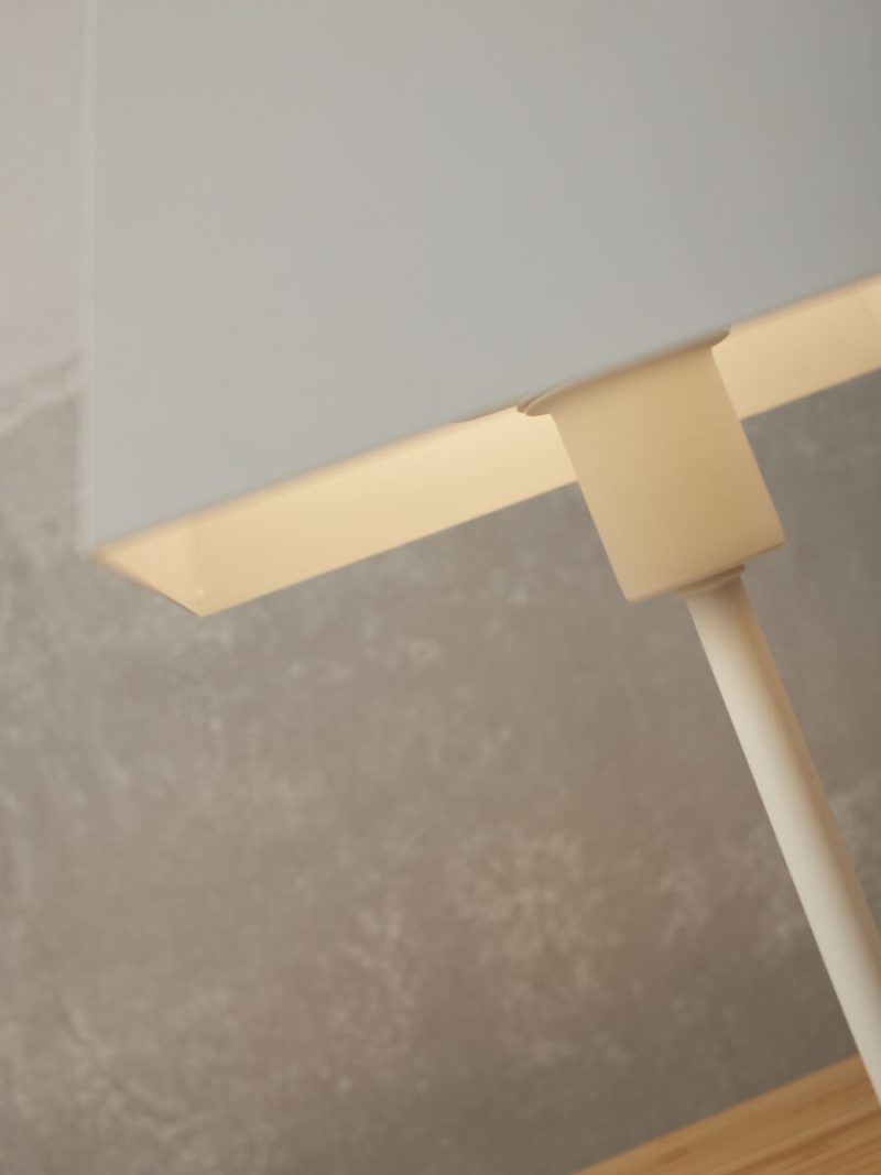 Witte vierkante retro tafellamp It's About RoMi Perth - Afbeelding 4