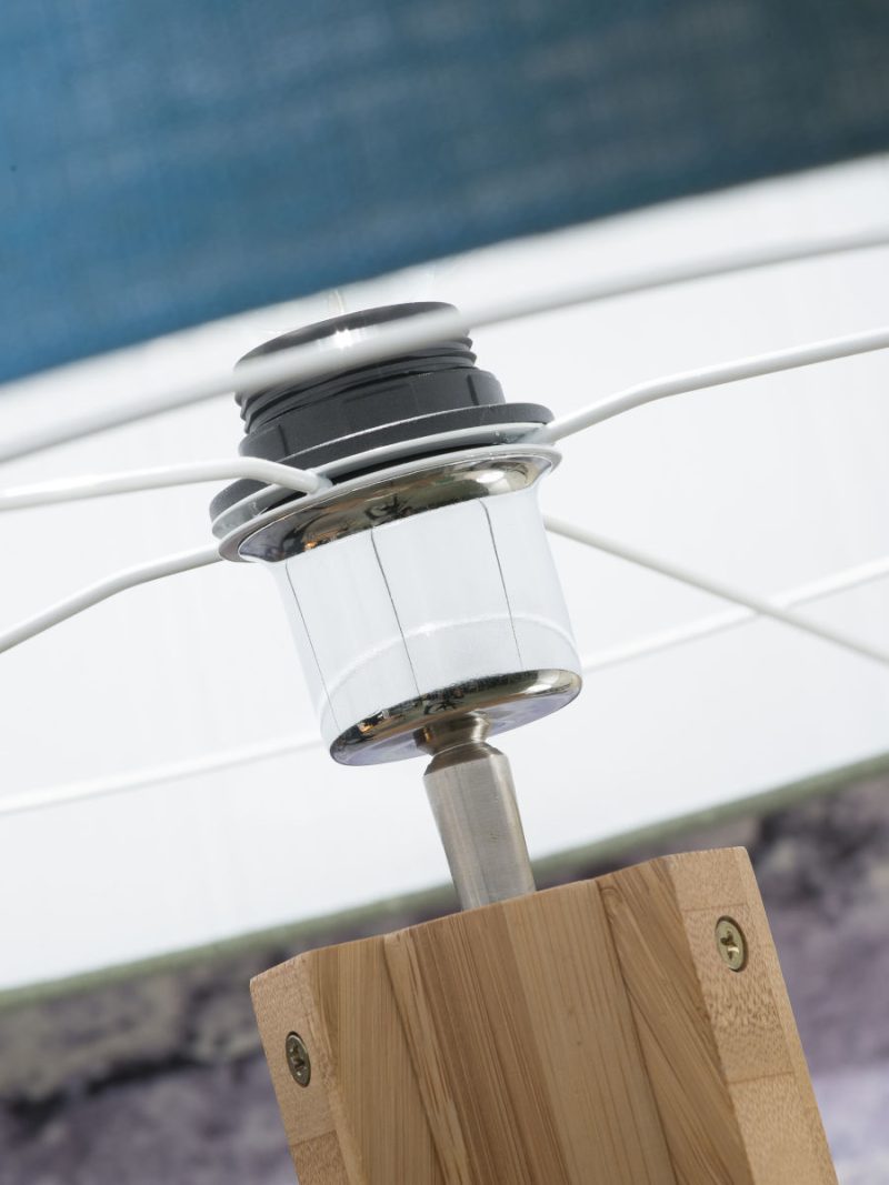 Witte vloerlamp kruk klein GOOD&MOJO Annapurna - Afbeelding 4