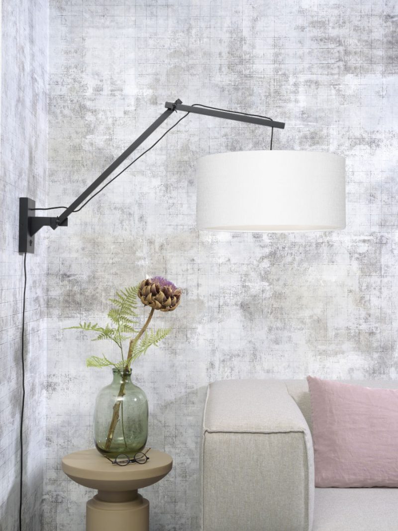 Witte wandlamp dubbelgewricht breed GOOD&MOJO Andes - Afbeelding 5