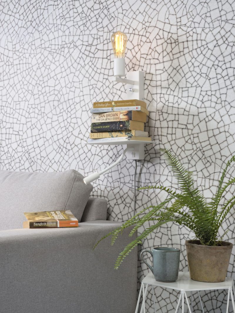 Witte wandlamp leeslampje It's About RoMi Florence - Afbeelding 2