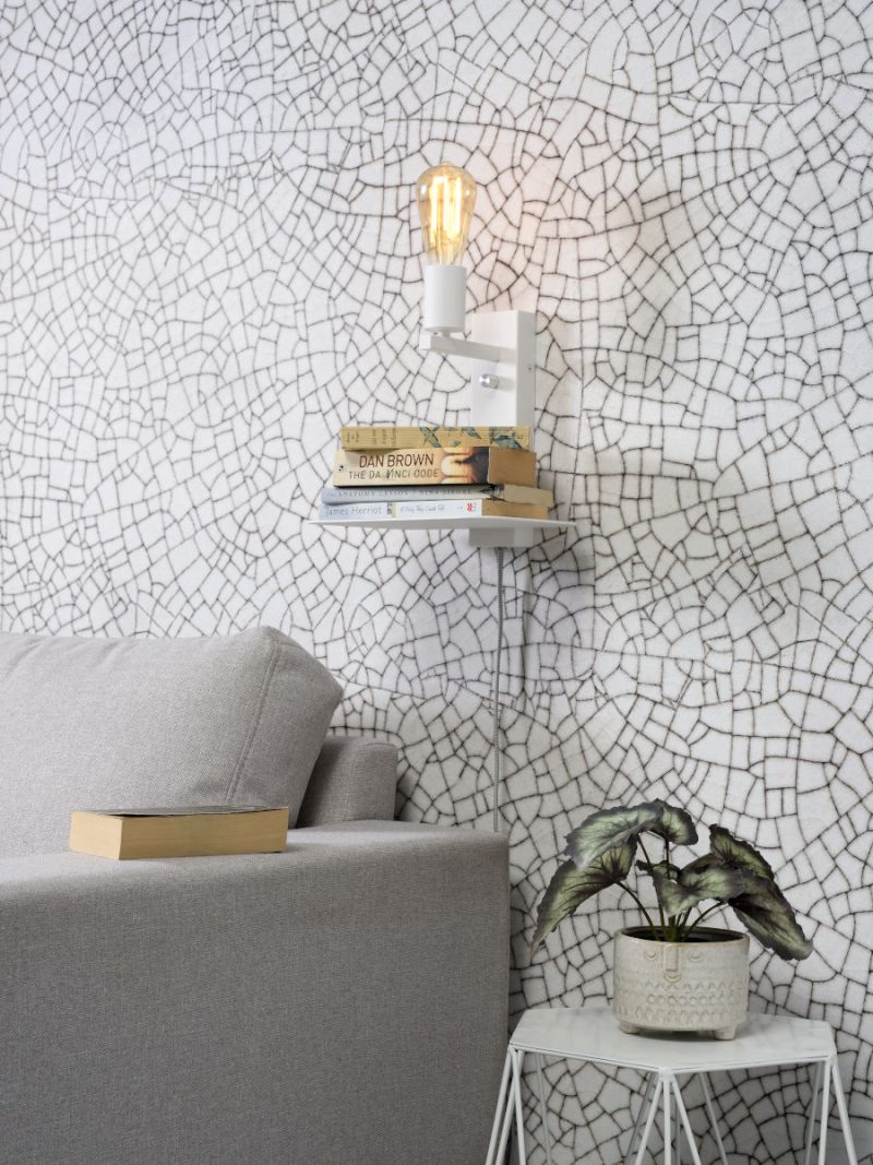 Witte wandlamp plateau kaploos It's About RoMi Florence - Afbeelding 2