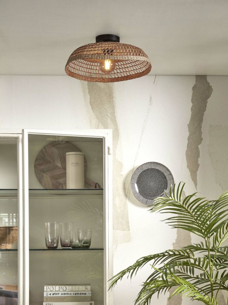 Zeegras plafondlamp koepel naturel GOOD&MOJO Pantanal - Afbeelding 5