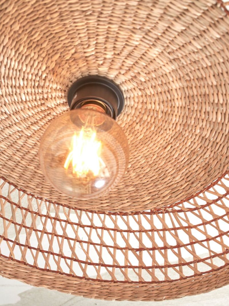 Zeegras plafondlamp koepel naturel GOOD&MOJO Pantanal - Afbeelding 7
