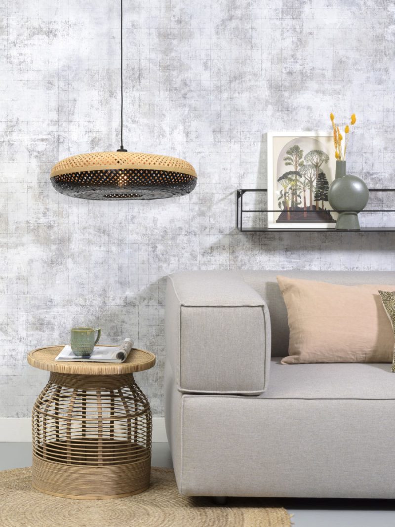 Zwart naturel hanglamp bamboe bohemian GOOD&MOJO Palawan - Afbeelding 8