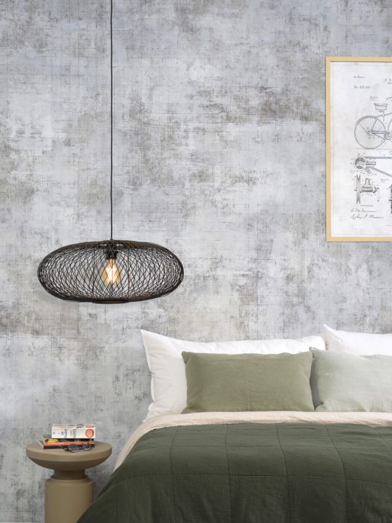 Zwarte bamboe Boheemse hanglamp GOOD&MOJO Cango - Afbeelding 11