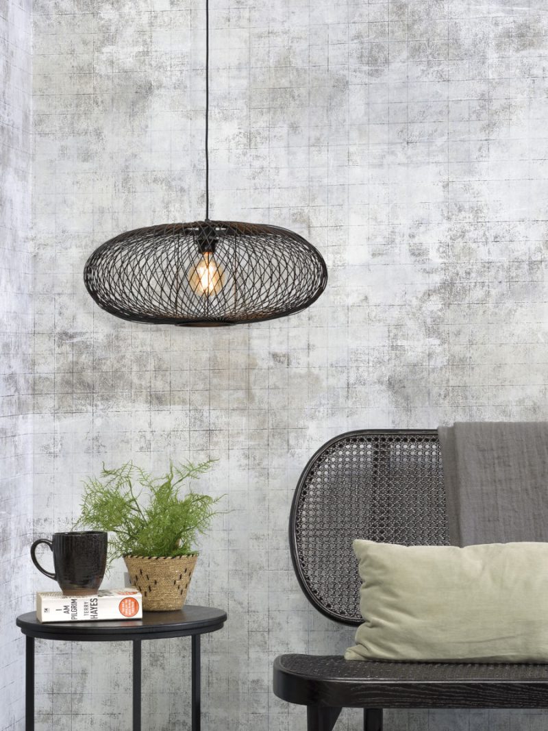 Zwarte bamboe Boheemse hanglamp GOOD&MOJO Cango - Afbeelding 12