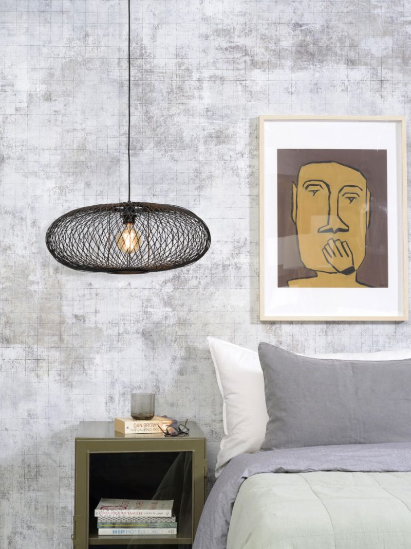 Zwarte bamboe Boheemse hanglamp GOOD&MOJO Cango - Afbeelding 10