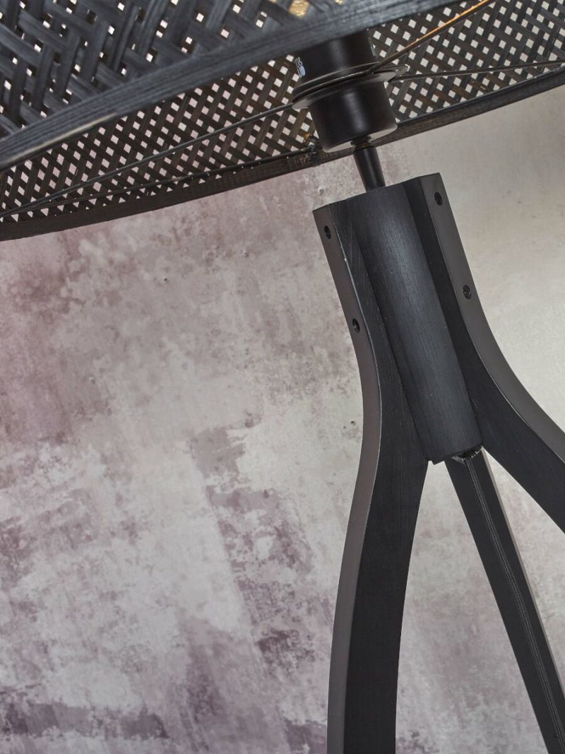 Zwarte bamboe vloerlamp bohemian GOOD&MOJO Java - Afbeelding 11