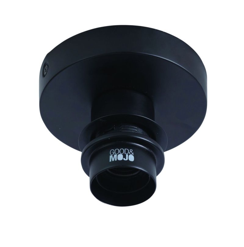 Zwarte bolvormige rotan plafondlamp GOOD&MOJO Madeira - Afbeelding 7