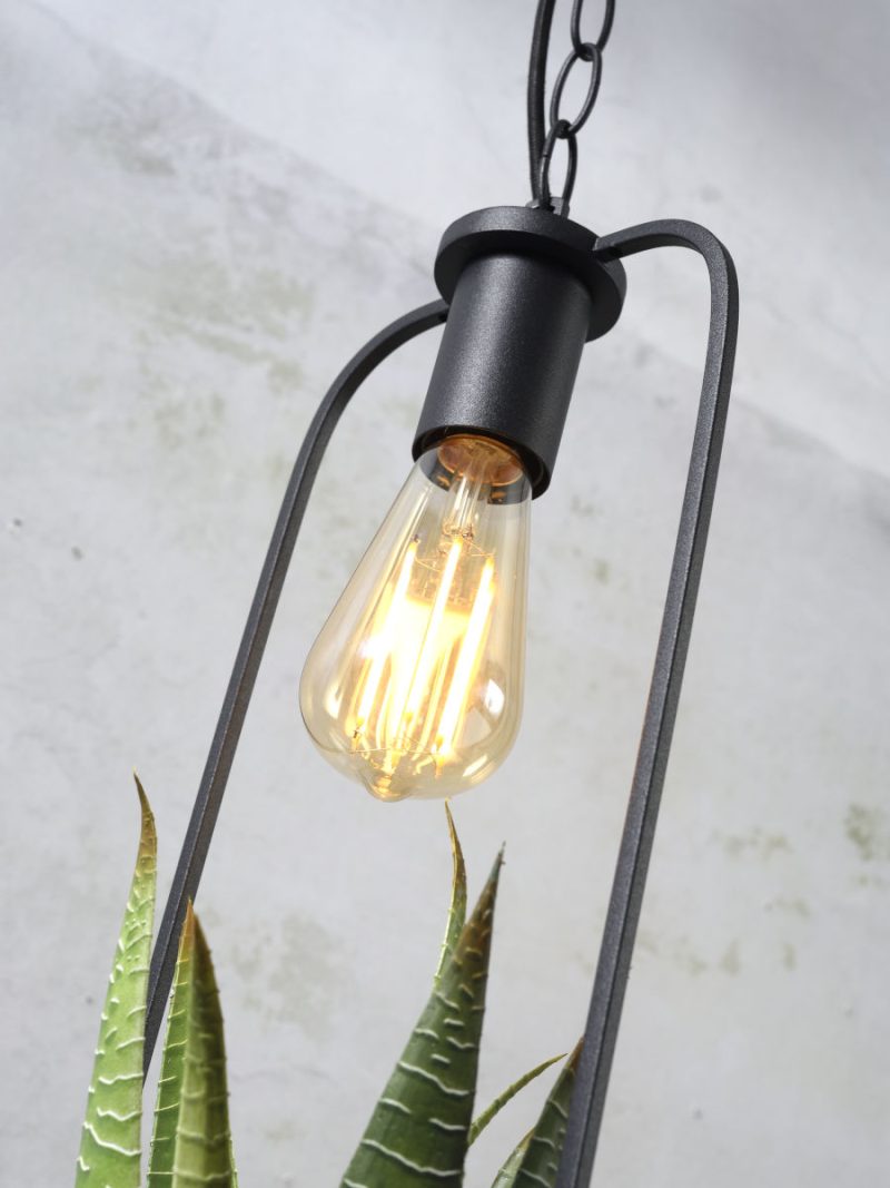 Zwarte hanglamp plantenpot It's About RoMi Florence - Afbeelding 3