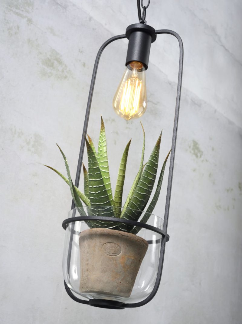 Zwarte hanglamp plantenpot It's About RoMi Florence - Afbeelding 4