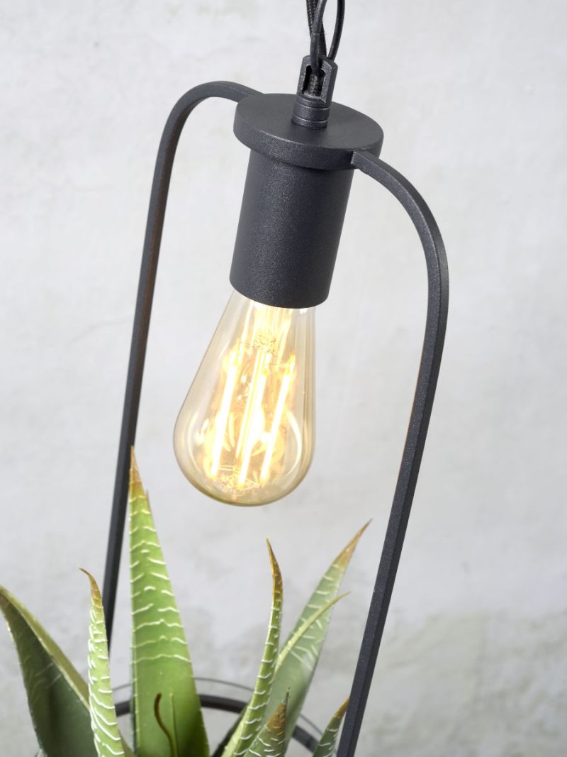 Zwarte hanglamp plantenpot It's About RoMi Florence - Afbeelding 6