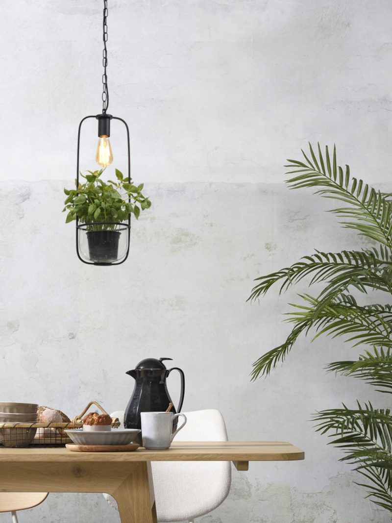 Zwarte hanglamp plantenpot It's About RoMi Florence - Afbeelding 8