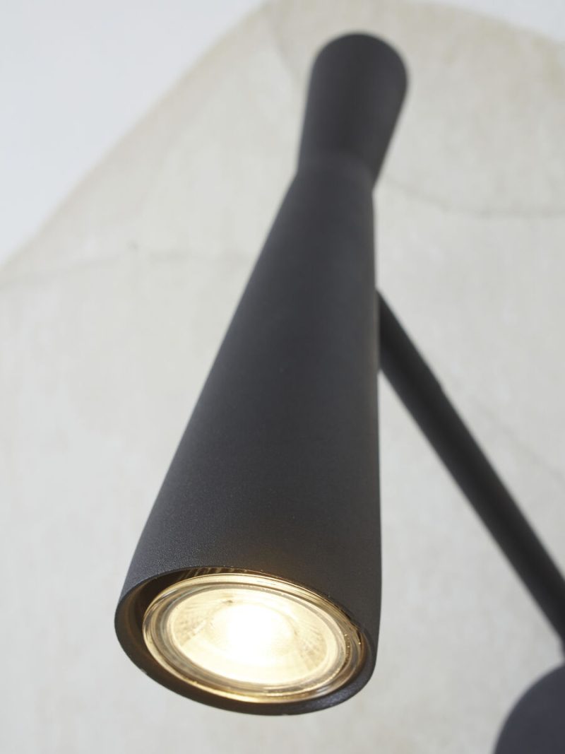 Zwarte metalen retro wandlamp It's About RoMi Bordeaux - Afbeelding 3