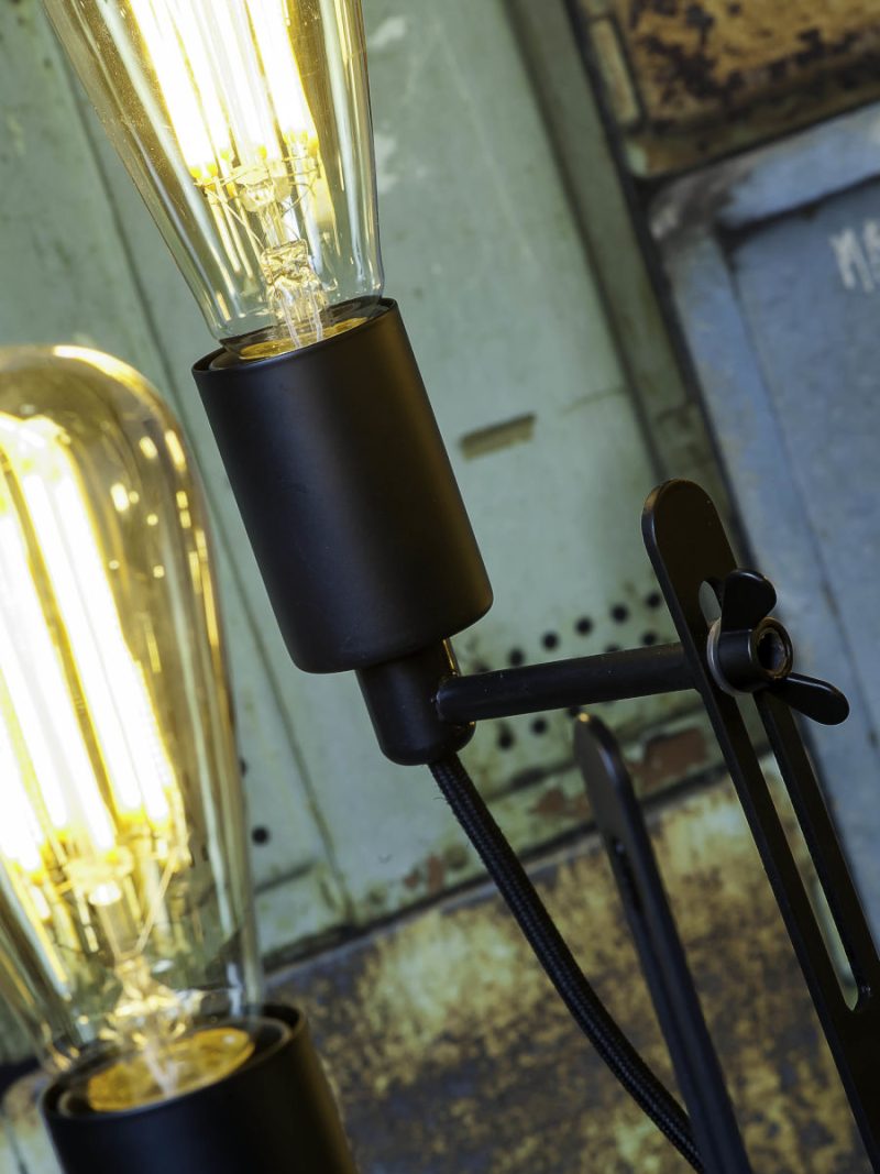 Zwarte retro metalen hanglamp It's About RoMi Seattle - Afbeelding 3