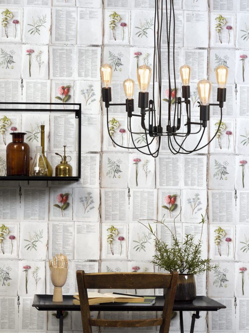 Zwarte retro metalen hanglamp It's About RoMi Seattle - Afbeelding 5