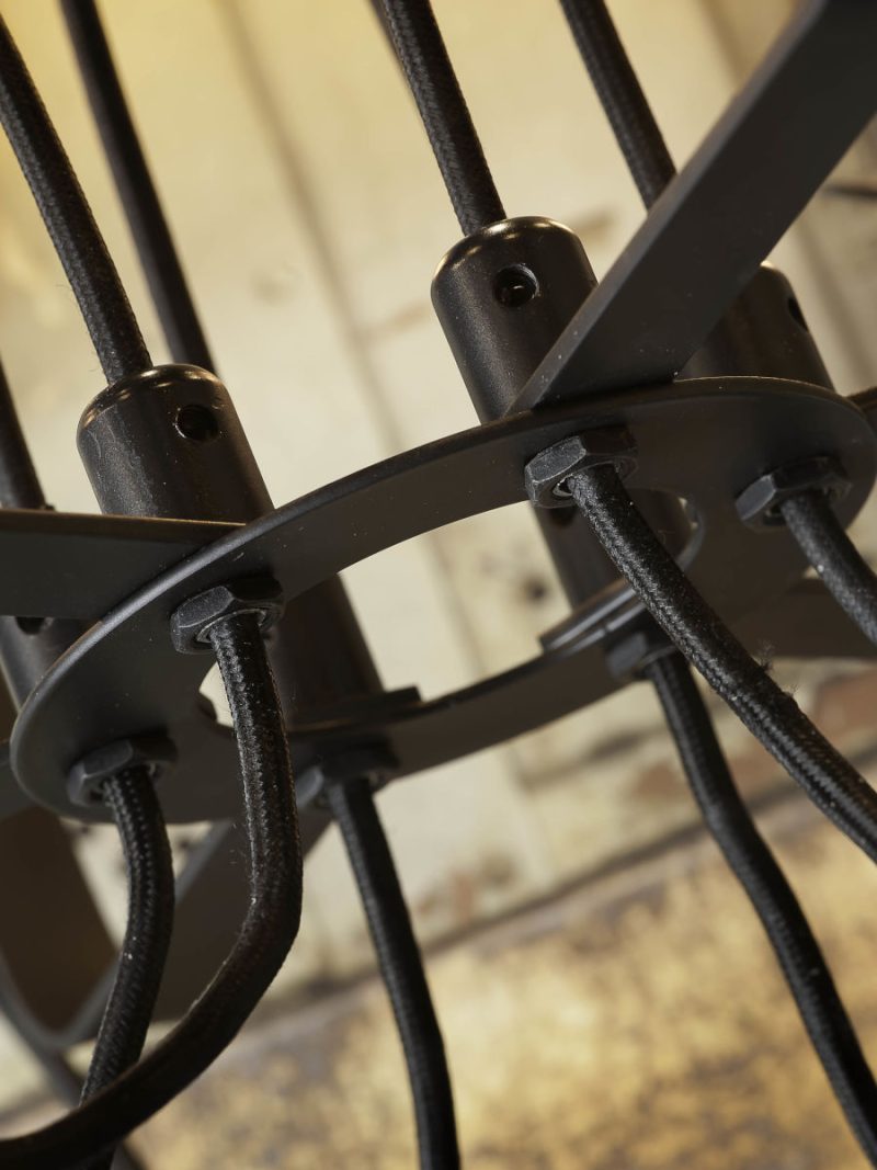 Zwarte retro metalen hanglamp It's About RoMi Seattle - Afbeelding 6