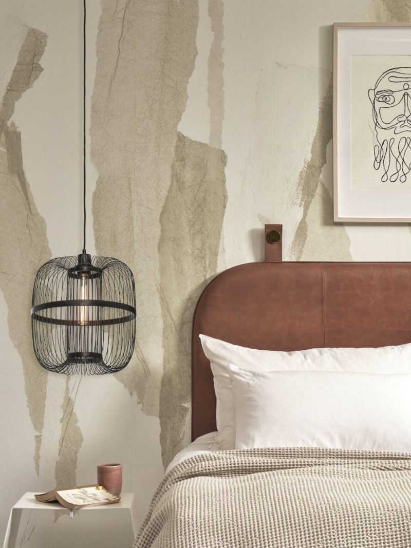 Zwarte ronde oosterse hanglamp GOOD&MOJO Hokkaido - Afbeelding 4