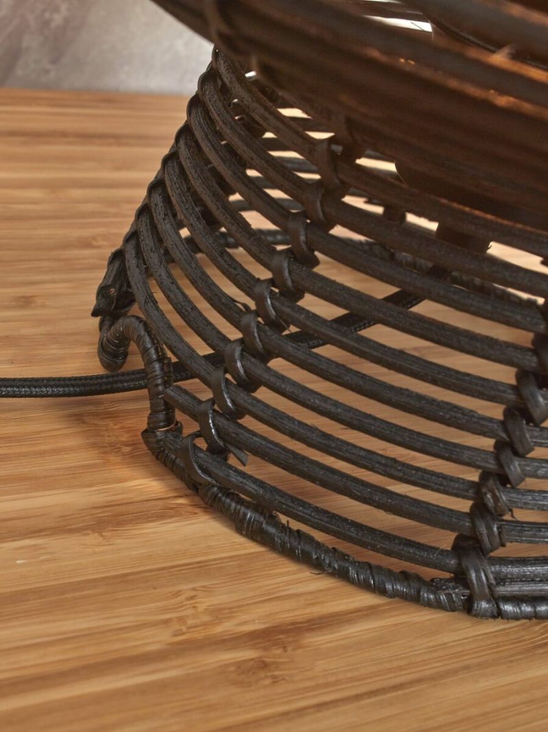 Zwarte rotan tafellamp boheems GOOD&MOJO Tanami - Afbeelding 6