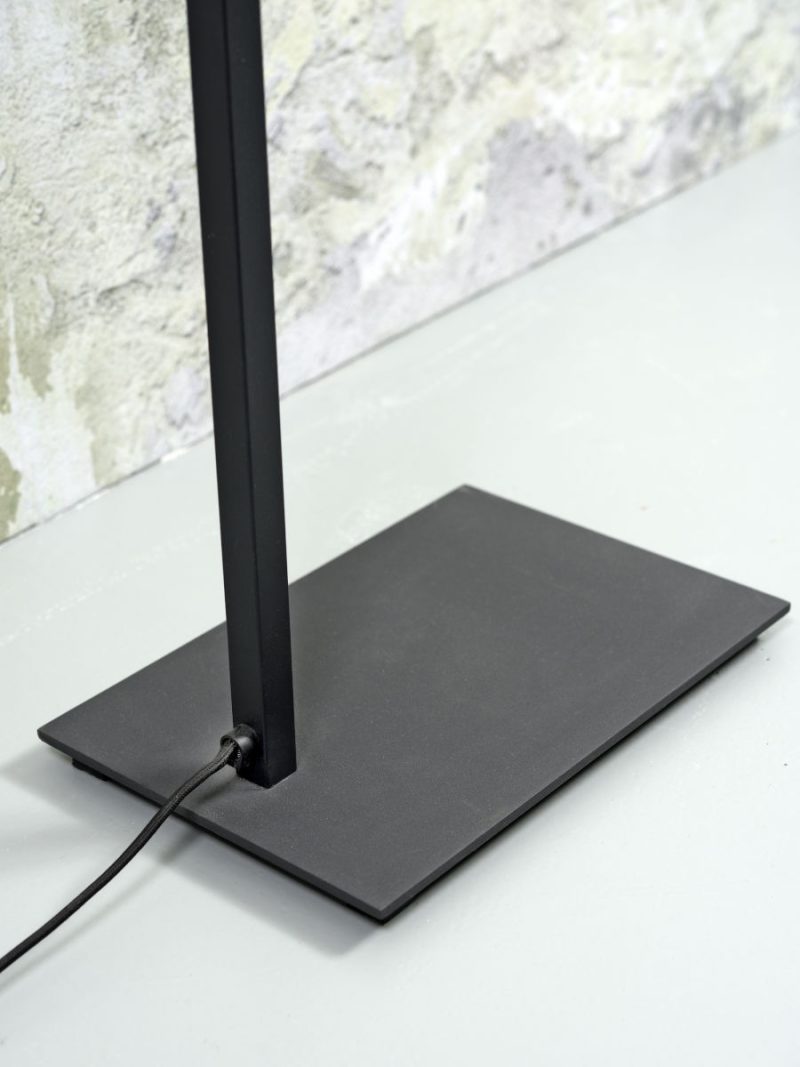 Zwarte vloerlamp cilinderkap metaal/katoen It's About RoMi Boston - Afbeelding 6