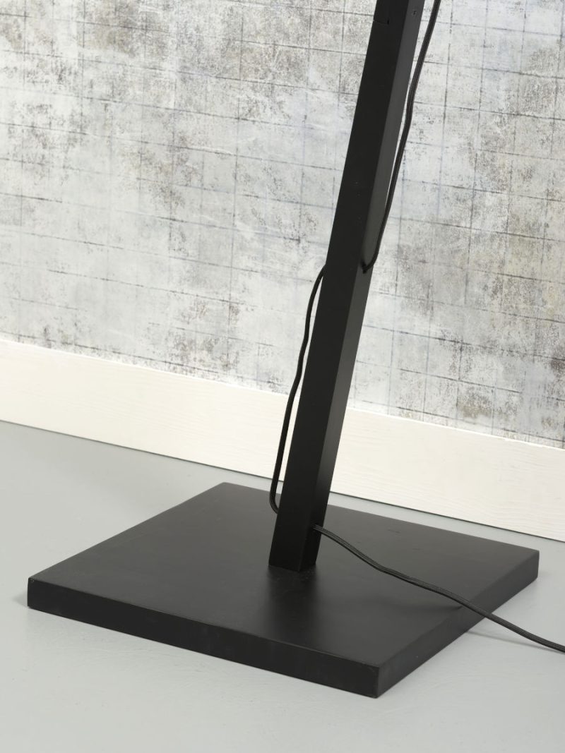 Zwarte vloerlamp ufo middelgroot GOOD&MOJO Bali - Afbeelding 8