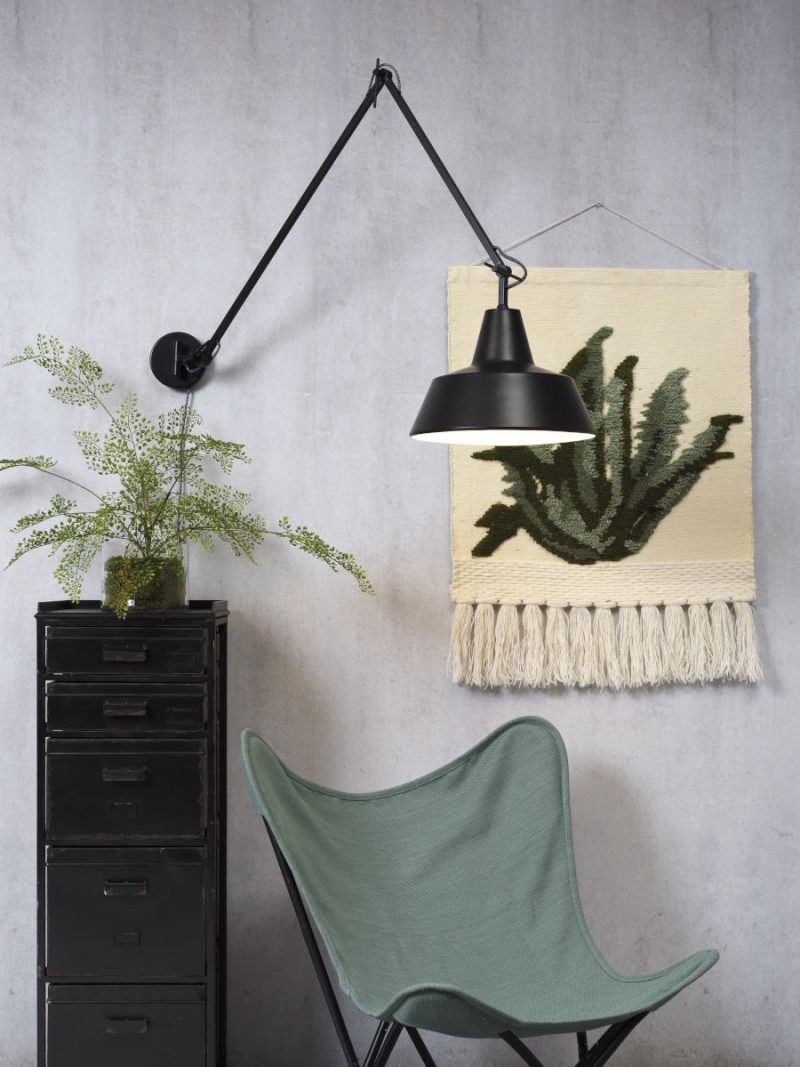 Zwarte wandlamp 3-scharnieren It's About RoMi Chicago - Afbeelding 3