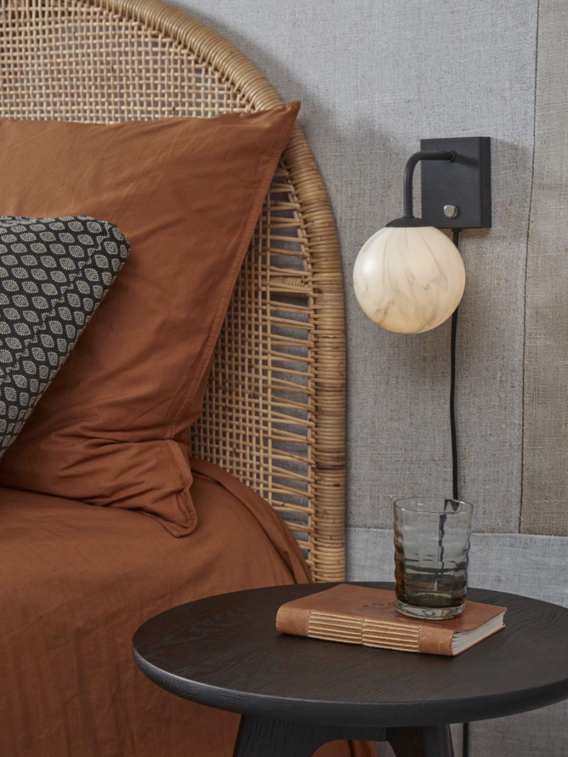 Zwarte wandlamp dessinbol gebogen It's About RoMi Carrara - Afbeelding 5
