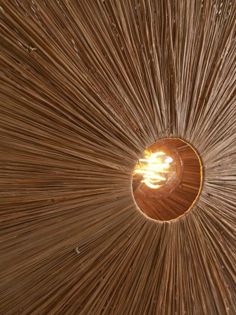 Achthoekige wandlamp bruin raffia L GOOD&MOJO Panama - Afbeelding 10