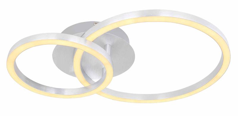 Aluminium moderne stalen plafondlamp Globo Reggy - Afbeelding 2